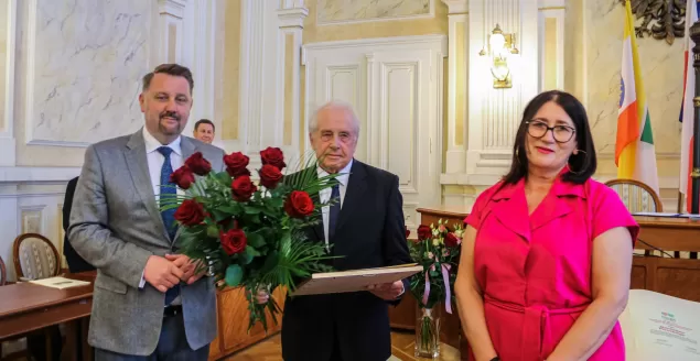 Stanisław Perucki z tytułem Zasłużony dla Miasta Bielska-Białej