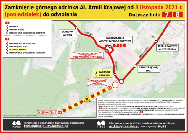 Zmiany w kursowaniu autobusów