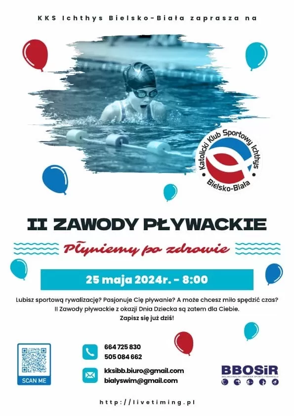 To już II edycja zawodów pływackich „Płyniemy po zdrowie”