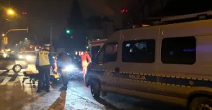Potrącenie przy ul. Żywieckiej - 25.01.2019