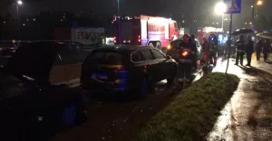 Wypadek na ul. Babiogórskiej - 20.10.2018