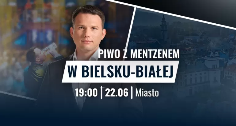 To już piąte "Piwo z Mentzenem" w Bielsku-Białej