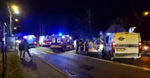 Potrącenie na ul. Górskiej - 5.01.2018