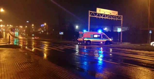 Potrącenie na ul. Warszawskiej - 23.10.2017