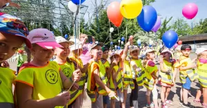 Na zdjęciu uczestnicy Beskidzkiego Festiwalu Dobrej Energii w 2019 roku