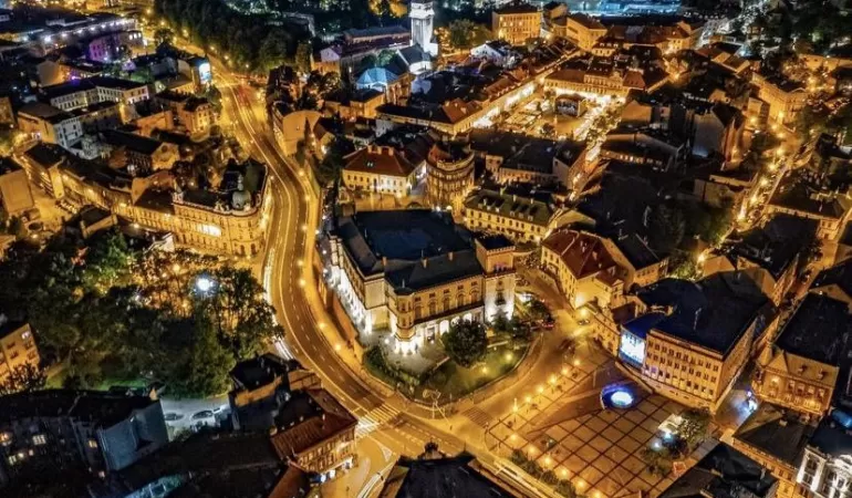 PocztowkazBielska,Bielsko,BielskoBiała,Centrum,MiastoNocą,LoveBB,fotodnia,instagram