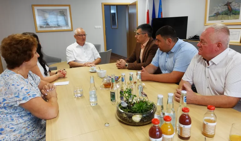Pierwsza wizyta delegacji samorządowej z Ukrainy w powiecie bielskim po rozpoczęciu wojny