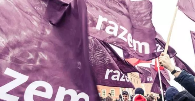 Flagi Partii Razem