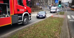 Potrącenie pieszej na Piłsudskiego - 28.12.2017