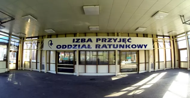 izba przyjęć, szpital wojewódzki