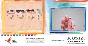 Plakat konkursu "Moja Rodzina" organizowanego przez DK im. Jacka Lecha