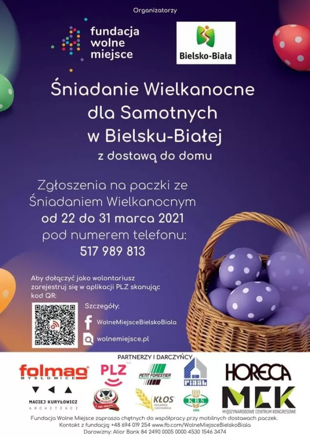 Śniadanie wielkanocne dla samotnych