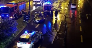 Kolizja na ulicy Warszawskiej - 19.05.2018