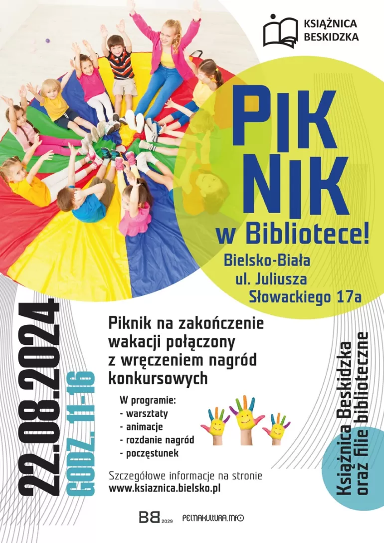 Piknik na zakończenie wakacji w Książnicy Beskidzkiej