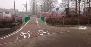 Bezpieczniej na kładce pomiędzy Wapienicką a Celtycką -14.12.2020 -