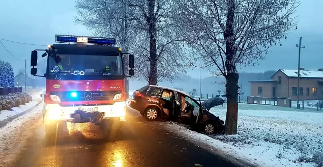 Wypadek w Międzyrzeczu Dolnym - 11.12.2020