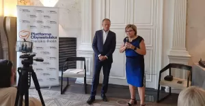 Donald Tusk w Bielsku-Białej - 3.08.2022