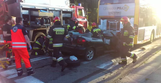 wypadek ulica Krakowska