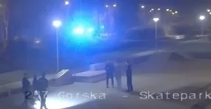 Dzięki monitoringowi miejskiemu udało się ująć grafficiarza