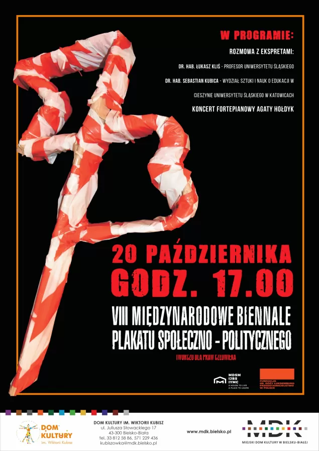 Plakaty społeczno-polityczne 147 artystów z 11 krajów w Kubiszówce