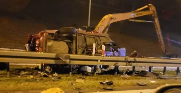 Śmiertelny wypadek na obwodnicy Bielska-Białej - 24.10.2021
