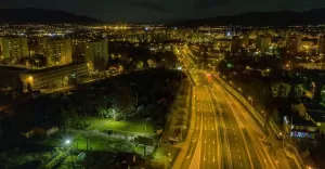BielskoBiała,Andersa,MiastoNocą,DronePhotography,fotodnia,instagram