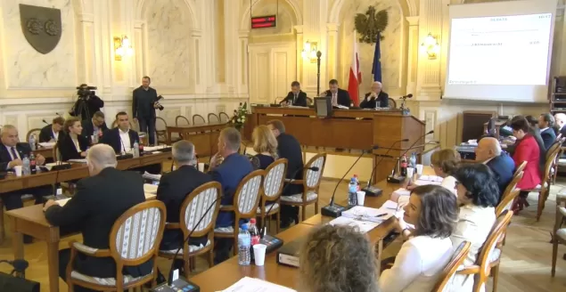 sesja rady miejskiej, transmisja obrad, rada