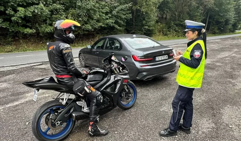 Mandaty dla motocyklistów