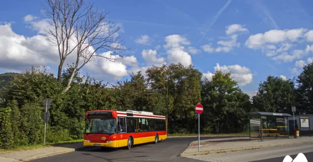 Autobus linii nr 24 MZK Bielsko-Biała
