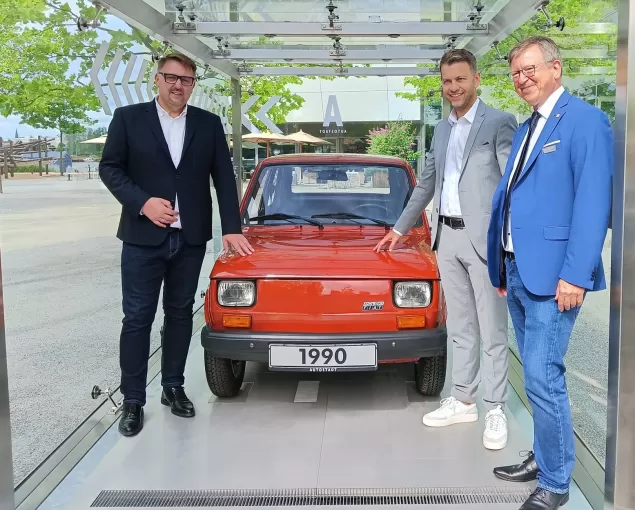 Prezydent Jarosław Klimaszewski wraz z delegacją miasta odwiedził w poprzedni weekend (30.06-2.07) Wolfsburg.