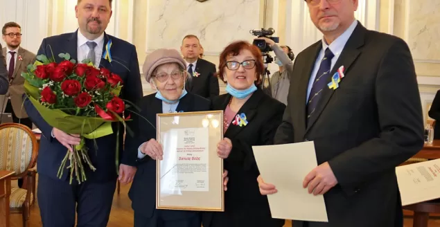 Danuta Boba z tytułem Zasłużonej dla Miasta Bielska-Białej