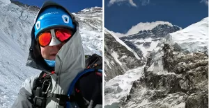 Piotr Krzyżowski w drodze na Lhotse. Zatrzymał się w Everest Base Camp i opisał swój pobyt