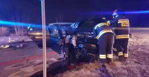 Wypadek na al. Armii Krajowej - 15.01.2018