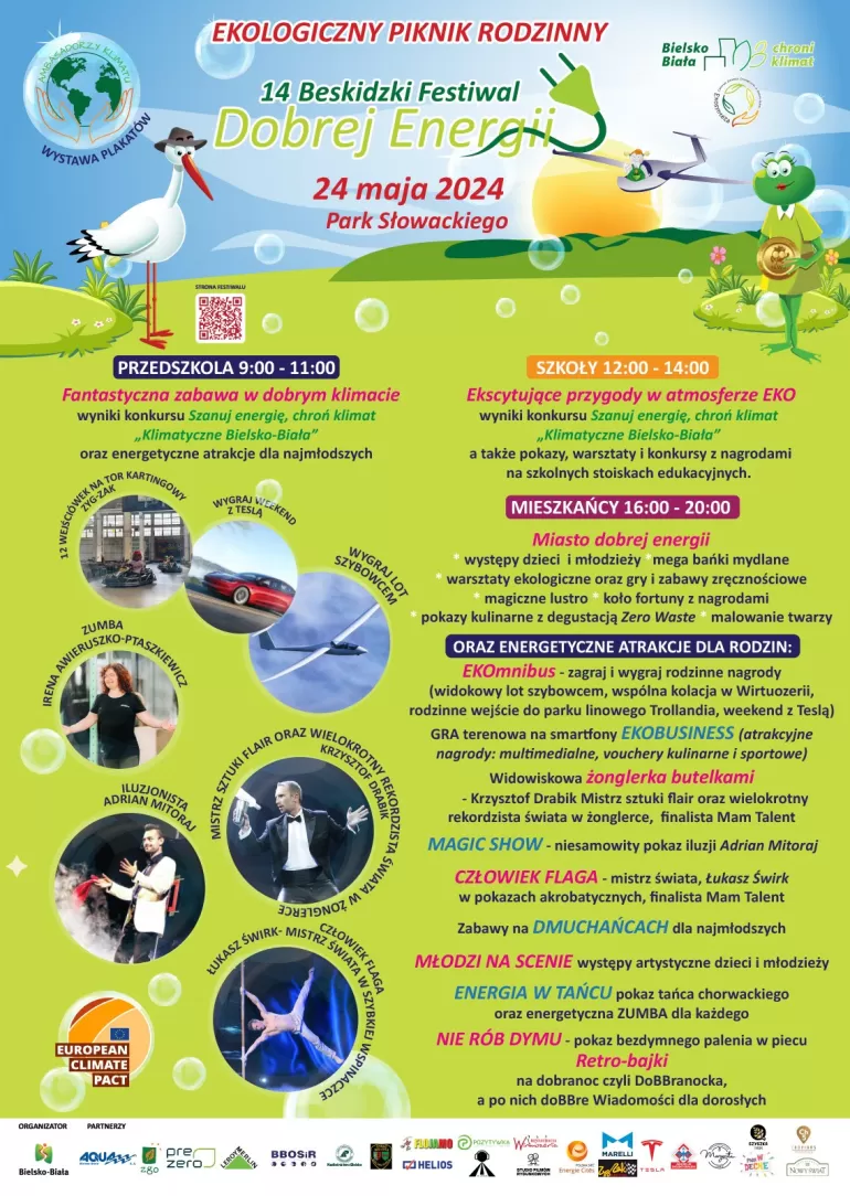 Beskidzki Festiwal Dobrej Energii. To już 14 edycja tej imprezy