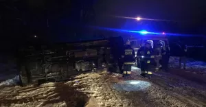 Kraksa w Janowicach - 7.01.2019