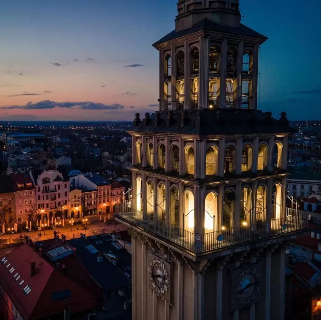 PocztowkazBielska,Bielsko,BielskoBiała,Katedra,Rynek,ZachódSłońca,LoveBB,LoveSilesia,fotodnia,i
