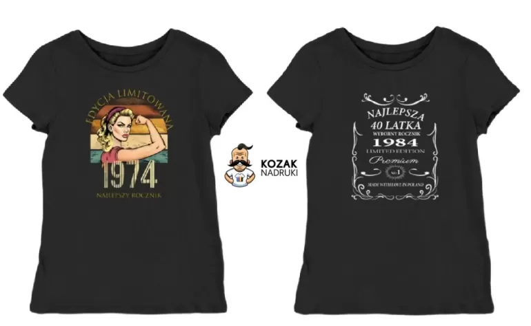 Koszulki na 40 urodziny damskie