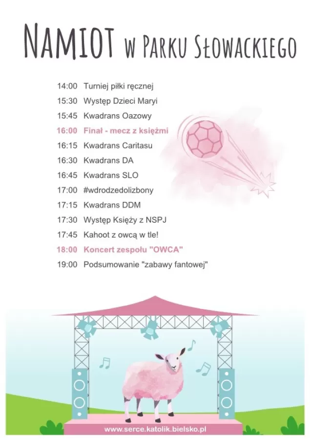 Koncert zespołu "Owca" i diecezjalny turniej piłki ręcznej