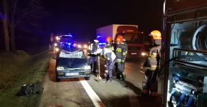 Potrącenie na DK-1 w Czechowicach-Dziedzicach