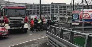 Zderzenie na rogu Karpackiej i Filomatów