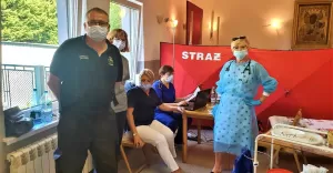 Strażacy wsparli organizację akcji szczepień przy kościołach - 15.08.2021