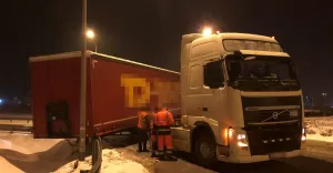 Niecodzienny incydent w Rybarzowicach - 14.02.2021
