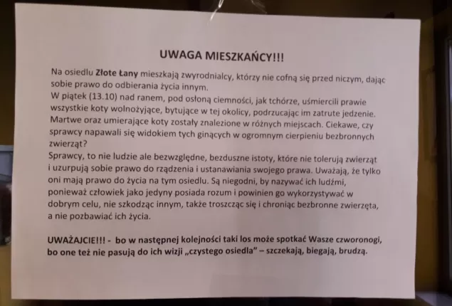 ostrzeżenie