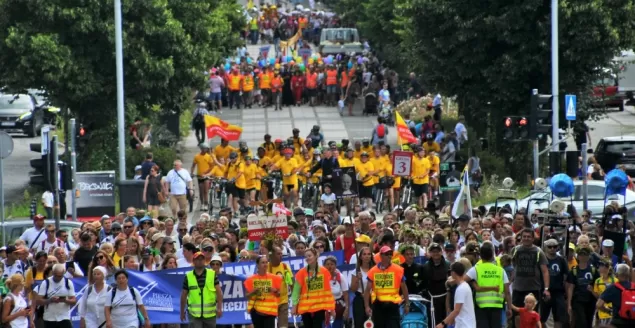 Pielgrzymi z diecezji bielsko-żywieckiej dotarli na Jasną Górę - 11.08.2021