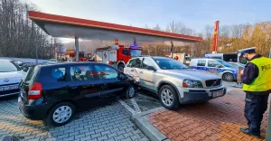 Kolizja na al. Andersa - 25.03.2021