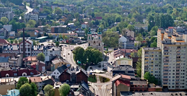 Stojałowskiego, opatrzności bożej, kościół, dron