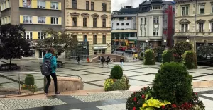 bielskobiała,bielsko,placchrobrego,jesień,deszcz,chłód,ilovebb,fotodnia,instagram