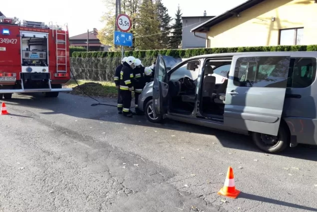 Samochód 31-latki zapalił się podczas jazdy. Urato