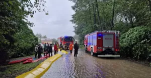 Sytuacja powodziowa w Gminie Zebrzydowice - 14.09.2024