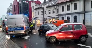 Kolizja na ul. Stojałowskiego - 7.01.2021